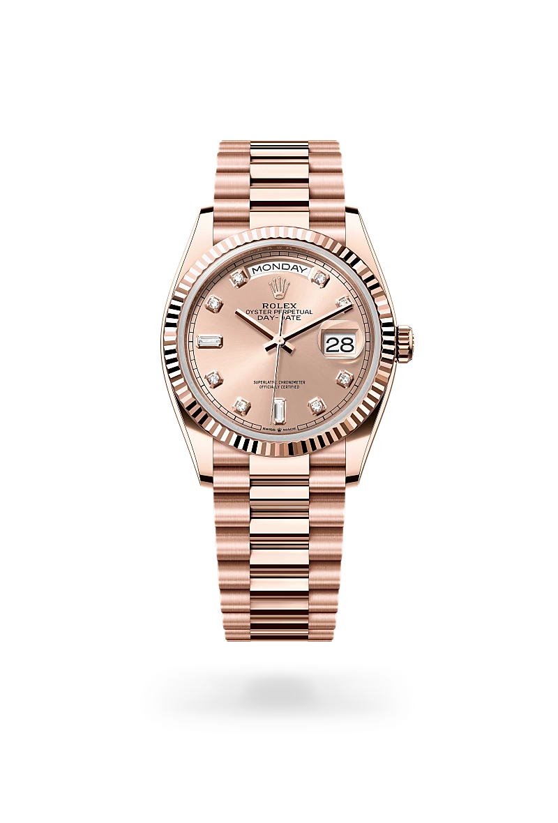 Day-Date 36,Oyster, 36 mm, oro Everose