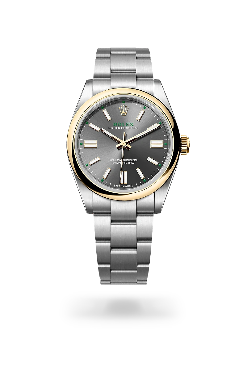 Oyster Perpetual 41,Oyster, 41 mm, acciaio Oystersteel e oro giallo