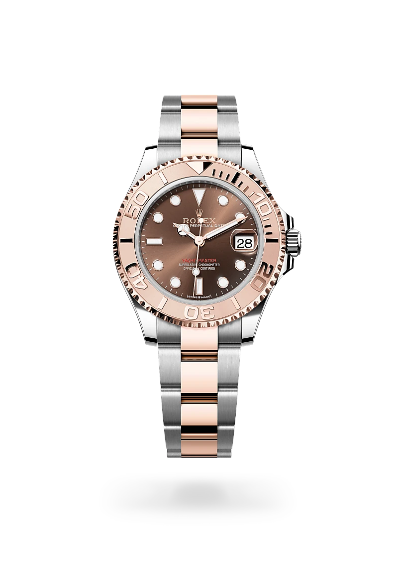 Yacht-Master 37,Oyster, 37 mm, acciaio Oystersteel e oro Everose