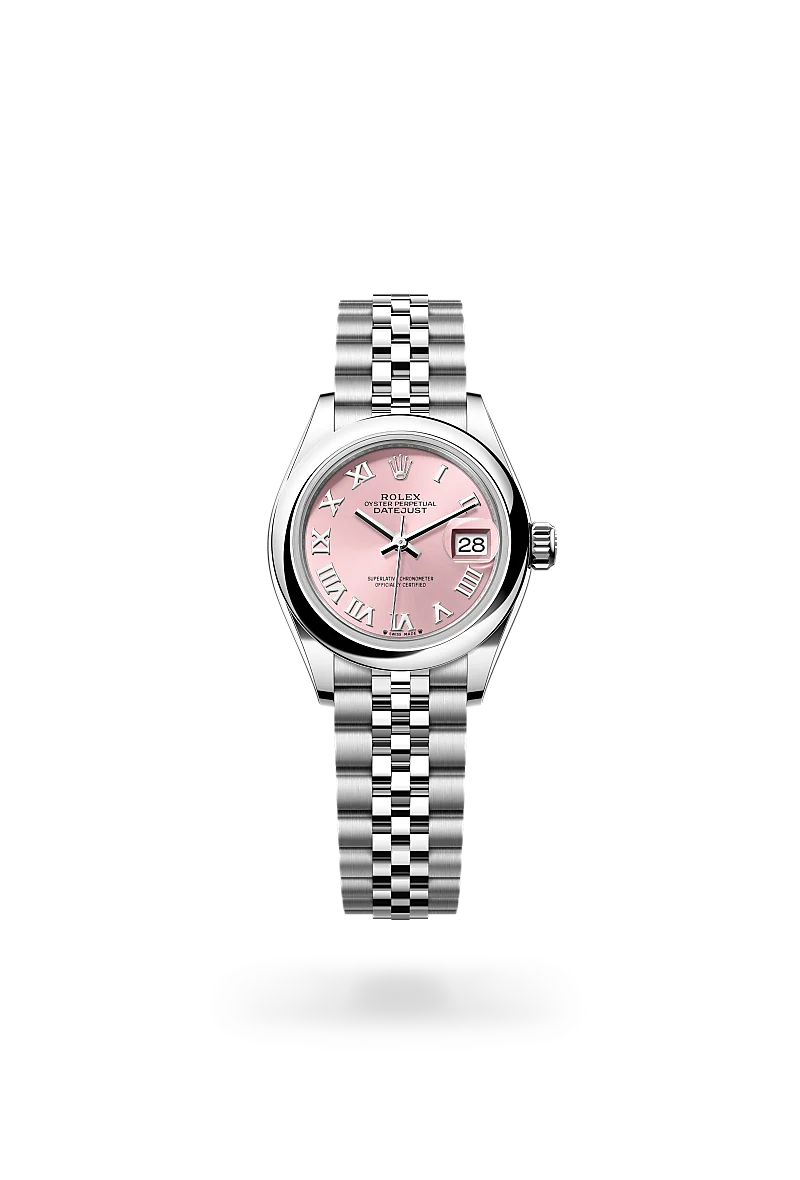 Lady-Datejust,Oyster, 28 mm, acciaio Oystersteel