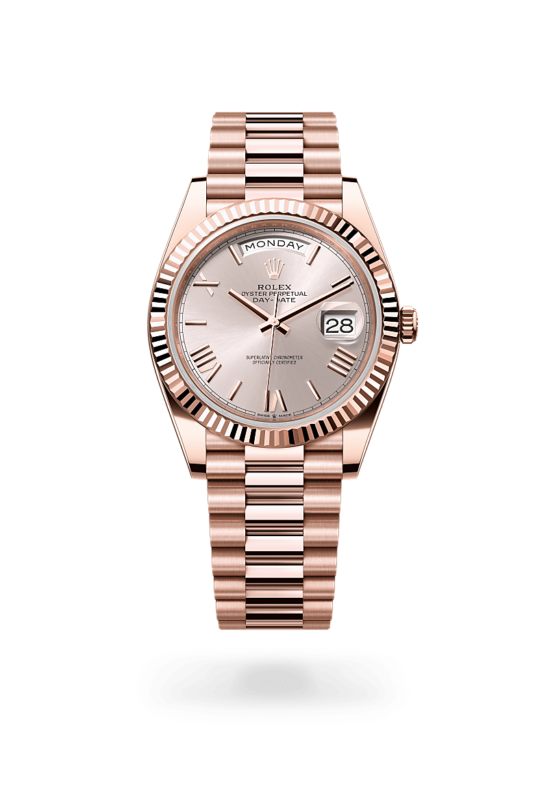 Rolex Day-Date in Oro Everose 18 ct,M52509-0002 - Fani