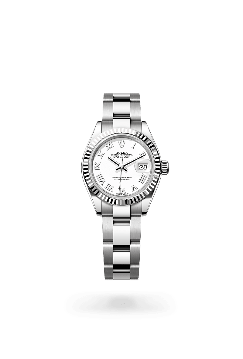 Rolex Lady-Datejust in Rolesor bianco (combinazione di acciaio Oystersteel e oro bianco),M52509-0002 - Fani