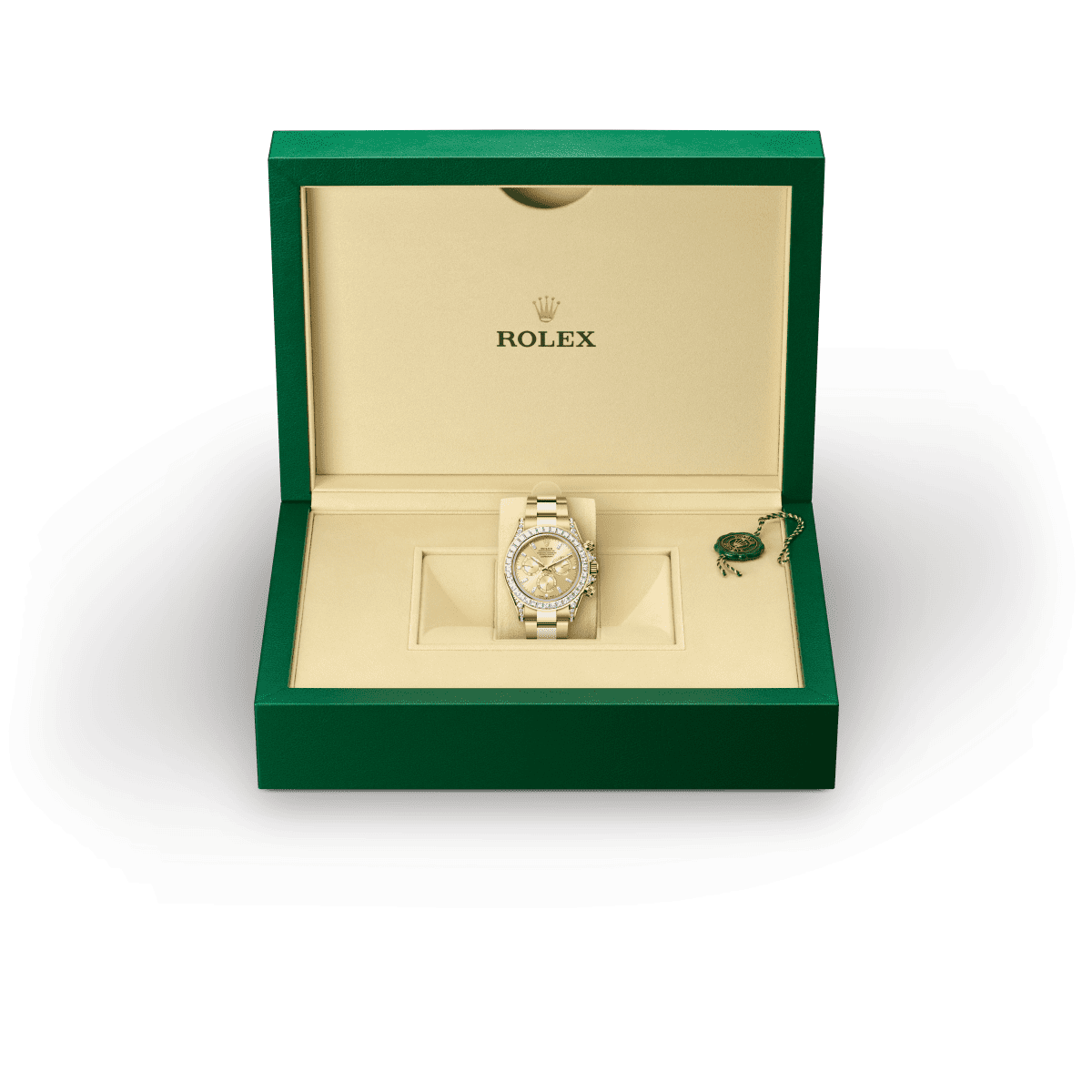 Rolex Cosmograph Daytona in Oro giallo 18 ct, anse con diamanti,M52509-0002 - Fani